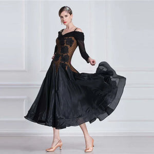 Women's Standard Ballroom Practice Dress Smooth Style For Training