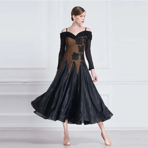 Women's Standard Ballroom Practice Dress Smooth Style For Training