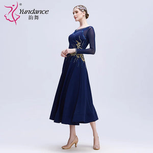 Ballroom Dance Dress International Standard Practice Chiffon For Women's Training
