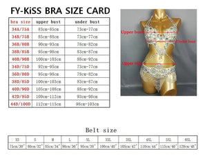 Women's Gold Ombre Sequin Rhinestone Halter Bra & Belt Set, Belly Dance