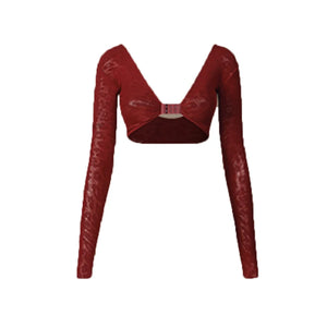 Women's Black Glitter Long Sleeve Crop Top and Leopard Print Ruffle Skirt Latin Dancewear, Women's Burgundy Glitter Long Sleeve Crop Top and Leopard Print Ruffle Skirt Latin Dancewear, Women's Gold Glitter Long Sleeve Crop Top and Leopard Print Ruffle Ski