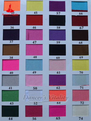 Women's Dark Green V-Neck Long Sleeve Mesh Ballroom Dance Leotard