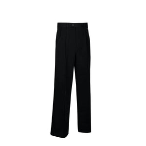 Men's Gray Pleated Wide Leg Ballroom Dance Trousers