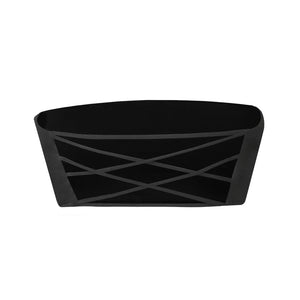 Women's Pink Off-Shoulder Dolman Sleeve Ruched Mini Dress with White Tie, Ballet Dance