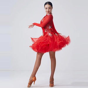 Adult Women's Professional Latin Ballroom Competition Dance Dress