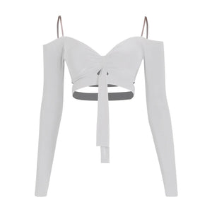 Women's Burgundy & Black Off-Shoulder Crop Top & Ruffled Skirt Latin Dance Costume Set