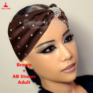 Dance Hair Accessories Women's Multi-Color Rhinestone/Solid Fabric Headbands for Latin Ballroom Dance