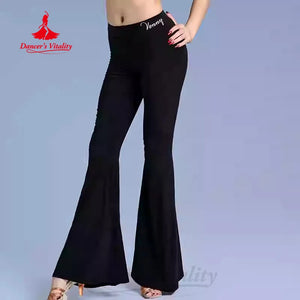 Dance Top and Pants Set Women's Black and Leopard Print Cropped Sleeveless Ruched Ballroom Latin Dancewear