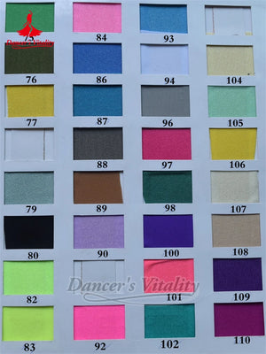 Women's Dark Green V-Neck Long Sleeve Mesh Ballroom Dance Leotard