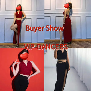 Women's White Halter Neck Draped Cowl Neck High Slit Ruched Maxi Dress for Latin Dance