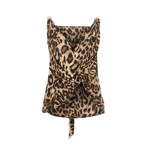 Dance Dress Women's Leopard Print Fringe Latin Dance Rumba Samba Cha Cha Dress