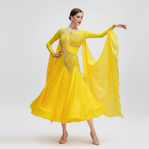 Women's Standard Ballroom Dance Dress For Competition