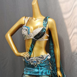 New Professional Performance Wear Belly Dance Costume Long Skirt Set Belly Dancing Sexy Bellydance Clothes Outfit For Women&Girl TF1922