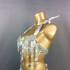 Women's belly dance costumes beads bra belly dancing clothes Bellydance Bead Sequins tops BAR1356