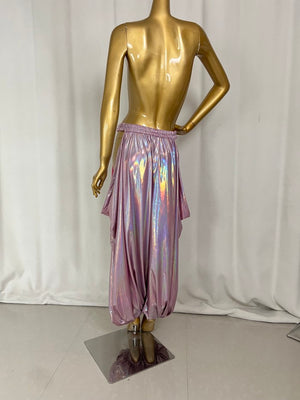 New Style Belly Dance Lycra Fabric Tribal Lantern Pants For Training Pants,Performance Pants