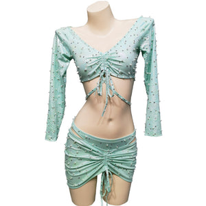 Snake Print Costume Party Costume Women Halloween Bodysuit Nightclub Rave EDC Outfit Carnival Stage Performance Clothing ED05