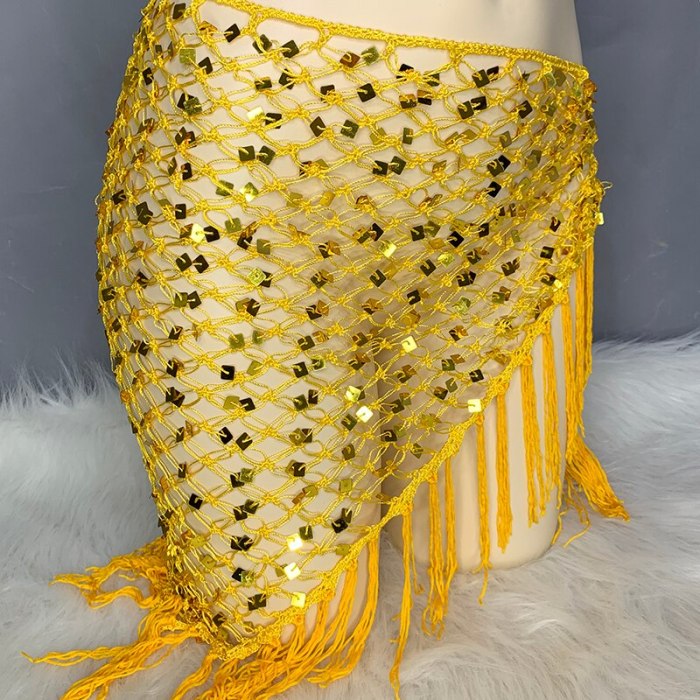 New Women Belly Dancing Suite Beaded Sequined Bra+ Long Tassel Hip Scarf 2PCS Set Samba Costumes Club Night Dance Wear N21007