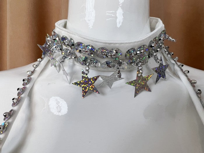 Halloween Handmade Stars Costumes Top And Bottom With Necklace 3 Piece For Performance