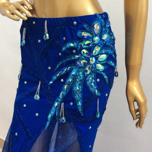 Sexy Women Fashion belly dance suit bellydance costume wear Bellydancing clothes Top&Skirt set TF1902  (2PCS/SET ）