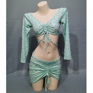 Snake Print Costume Party Costume Women Halloween Bodysuit Nightclub Rave EDC Outfit Carnival Stage Performance Clothing ED05