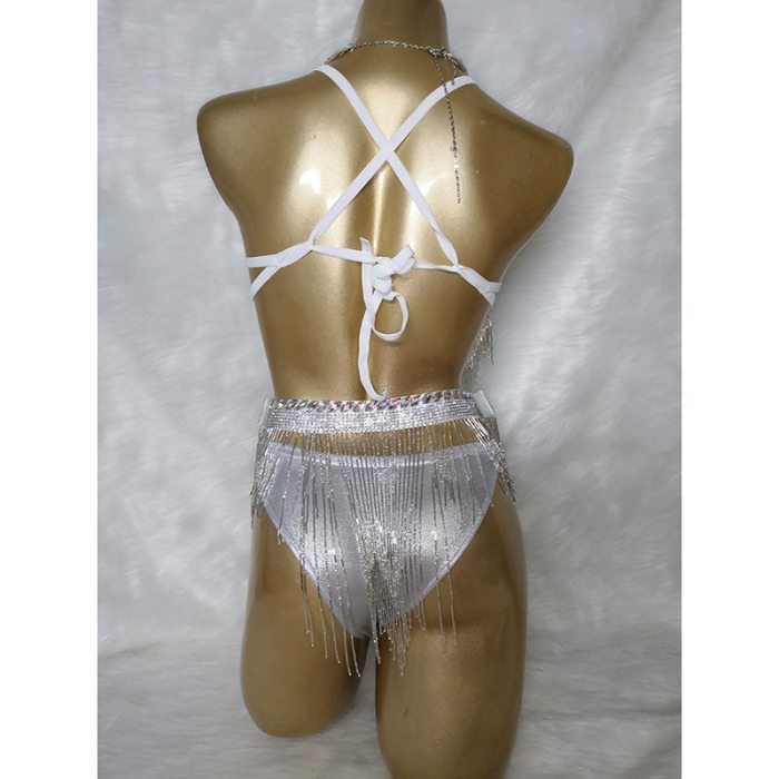 New Arrival Sexy Bikinis Samba Carnival For Women Stage Costumes Wire Bra stones Beaded Samba C026 Suit Dancing Costume For Carnival
