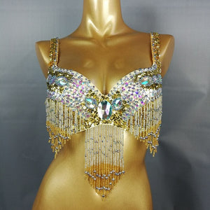 new Women's belly dance costumes senior bra belly dancing clothes Bellydance Bead Sequins tops BAR1618