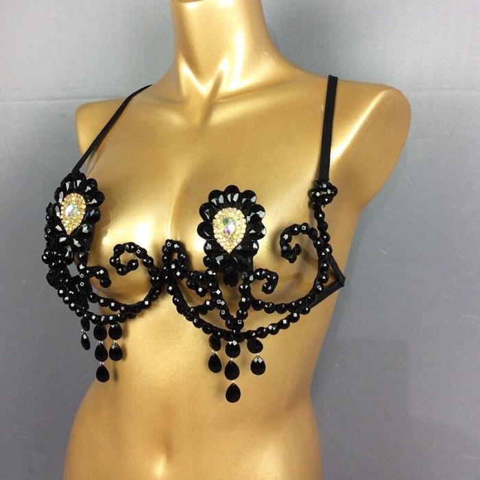 Samba Carnival Bra Rainbow Stone Sexy Belly dancing WIRE BRA BB003 Wire Bra