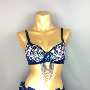 Women's belly dance costumes beads bra belly dancing clothes Bellydance Bead Sequins tops BAR1359
