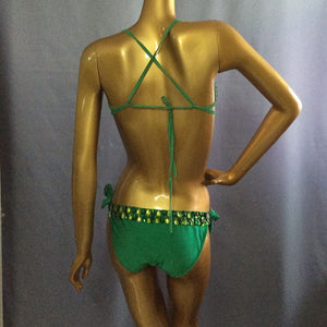 Hand Beaded Belly Dance and Samba Costume one-piece garment  CN1503