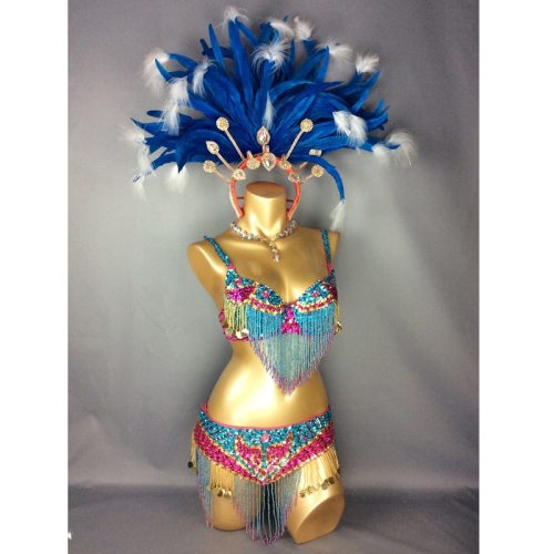 New Bellydancing clothes 3pc bra&scarf&skirt performance suit Women's carnival belly costume set TF1711