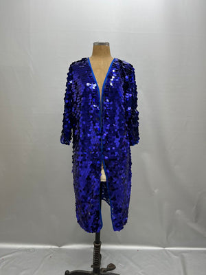 Rave Costumes Long kimono coat stage performance costumes