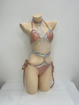 New Arrival Sexy Samba Carnival For Women Handmade costues  stones Samba Suit C050