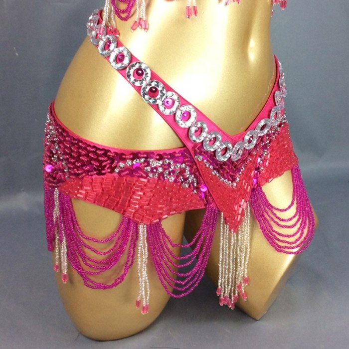 Sexy Women's beads sequins Belly Dance Costume Hip Scarf Wrap bellydance Belt with tassel bellydancing waist chain BELT250