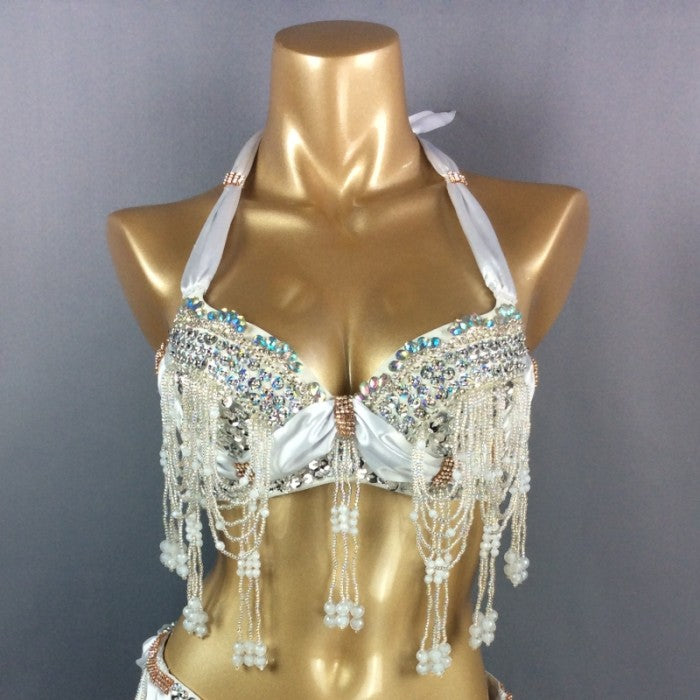 Women's belly dance costumes beads bra belly dancing clothes Bellydance Bead Sequins tops BAR1356