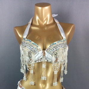 Women's belly dance costumes beads bra belly dancing clothes Bellydance Bead Sequins tops BAR1356