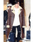 BTS Jin Shearling Brown Leather Coat Gimpo Airport Fashion Outfit