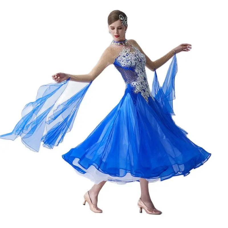 Adult Women's International Standard Ballroom Dance Competition Dress