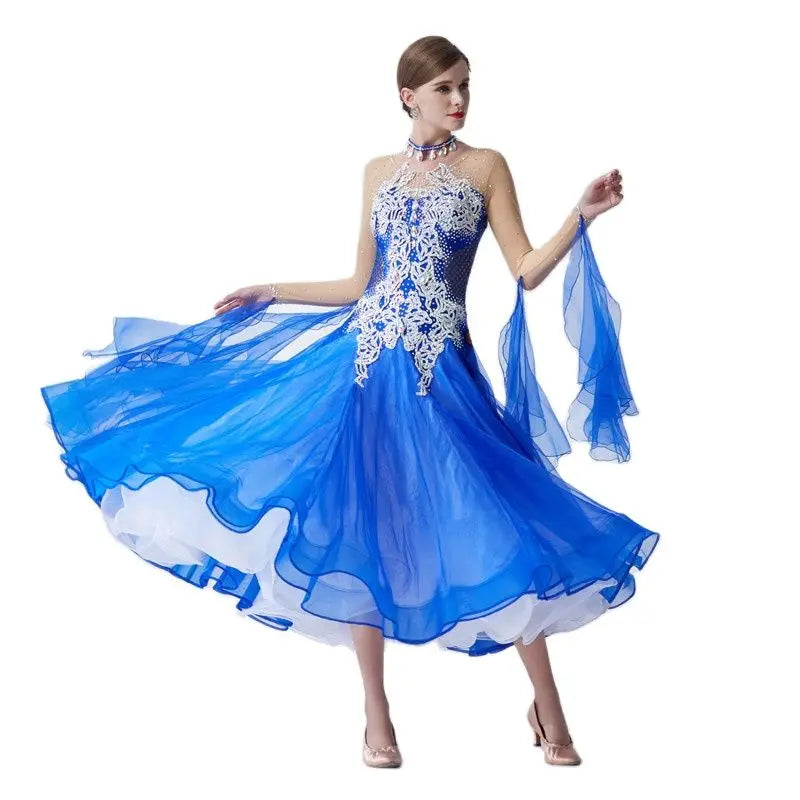 Adult Women's International Standard Ballroom Dance Competition Dress