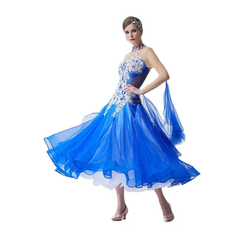 Adult Women's International Standard Ballroom Dance Competition Dress