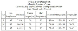 Belly Dance Costume Women's Leopard Print Halter Crop Top and High Slit Skirt Set, Chiffon Tribal Dancewear