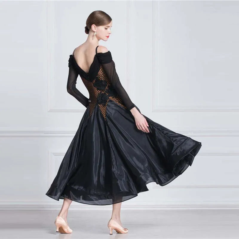 Women's Standard Ballroom Practice Dress Smooth Style For Training