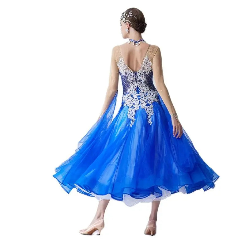 Adult Women's International Standard Ballroom Dance Competition Dress