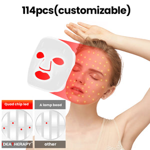 Led 4 Color Photon Facial Mask Red Blue Light Therapy Skin Care Device