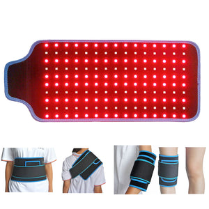 Led Red Light Therapy Belt Infrared Heating Massager For Waist Pain Relief