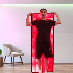 Led Red Light Therapy Mat 1260 Pcs 660 850 Nm Red Light Therapy Yoga Mat
