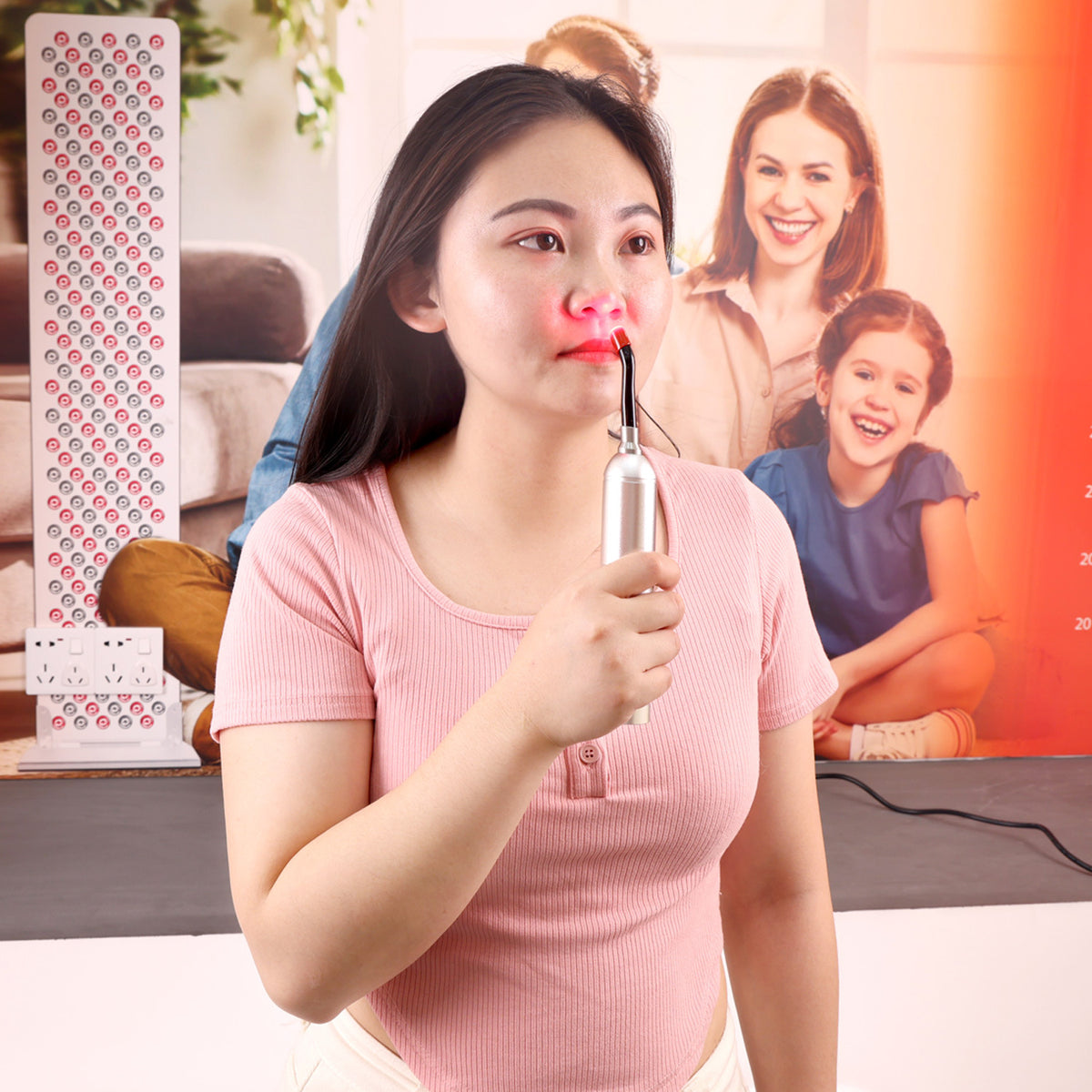Nose Ear Therapy Device Lip Oral Infrared Light Therapy Instrument
