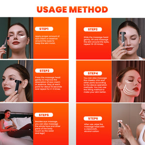 Face Neck Massager Vibration Lifting Skin Tightening Beauty Device For Neck Wrinkles Nasolabial Folds