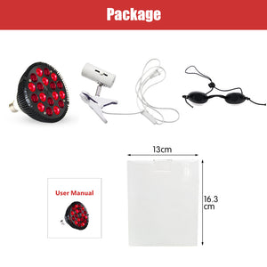 Led Red Light Therapy Lamp Infrared Light Therapy Device Beauty Skin Care Light