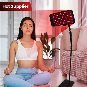 Led Infrared Light Therapy Lamp Beauty Skin Care Body Whitening Adjustable Floor Stand