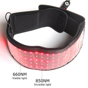 660nm 850nm Red Light Therapy Belt For Pain Relief Weight Loss Infrared Beauty Salon Pulse Treatment Device